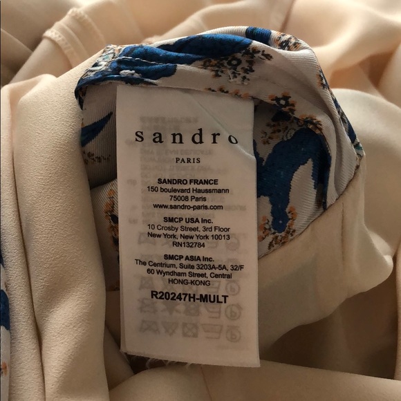 Sandro Utopique Silk Dress ASO Queen Letizia and Princess Victoria - Picture 5 of 6